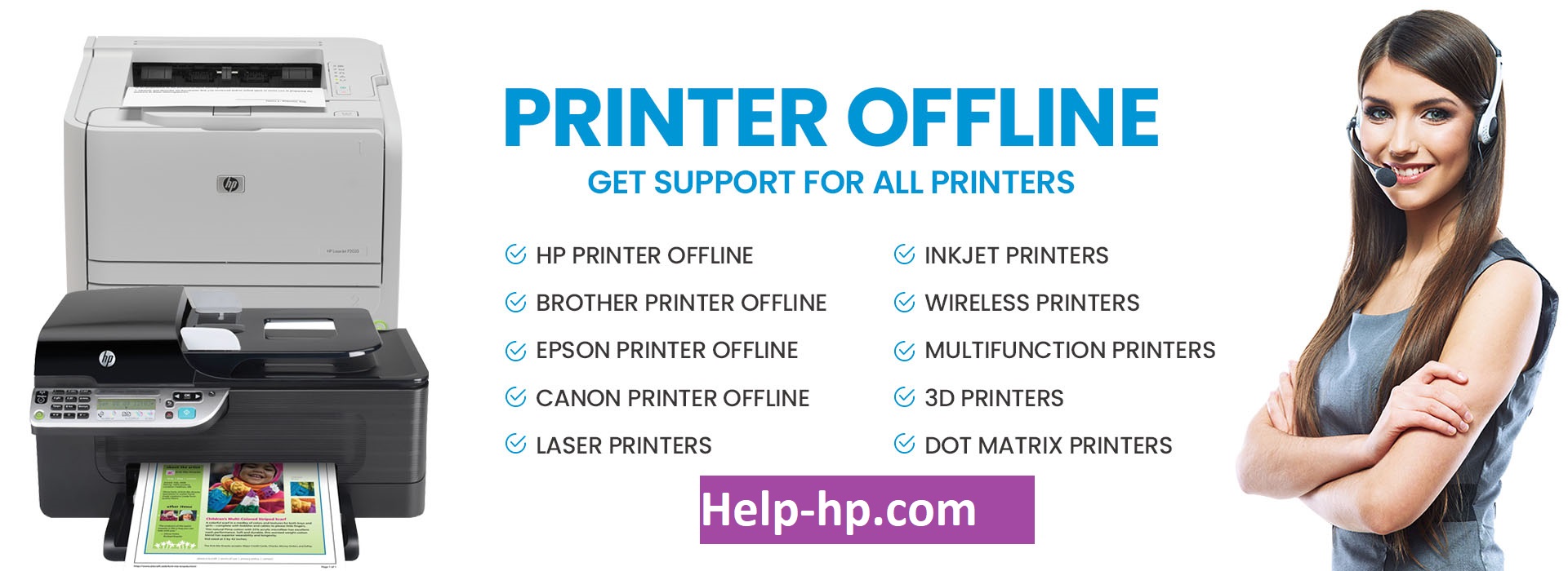 Troubleshoot all HP printers when they are queuing to print